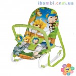 Шезлонг-качалка TOP RELAX XL Green Safari